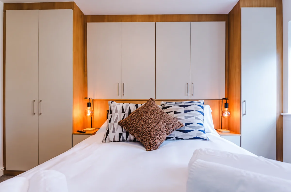 Double bedroom in the Wythenshawe house