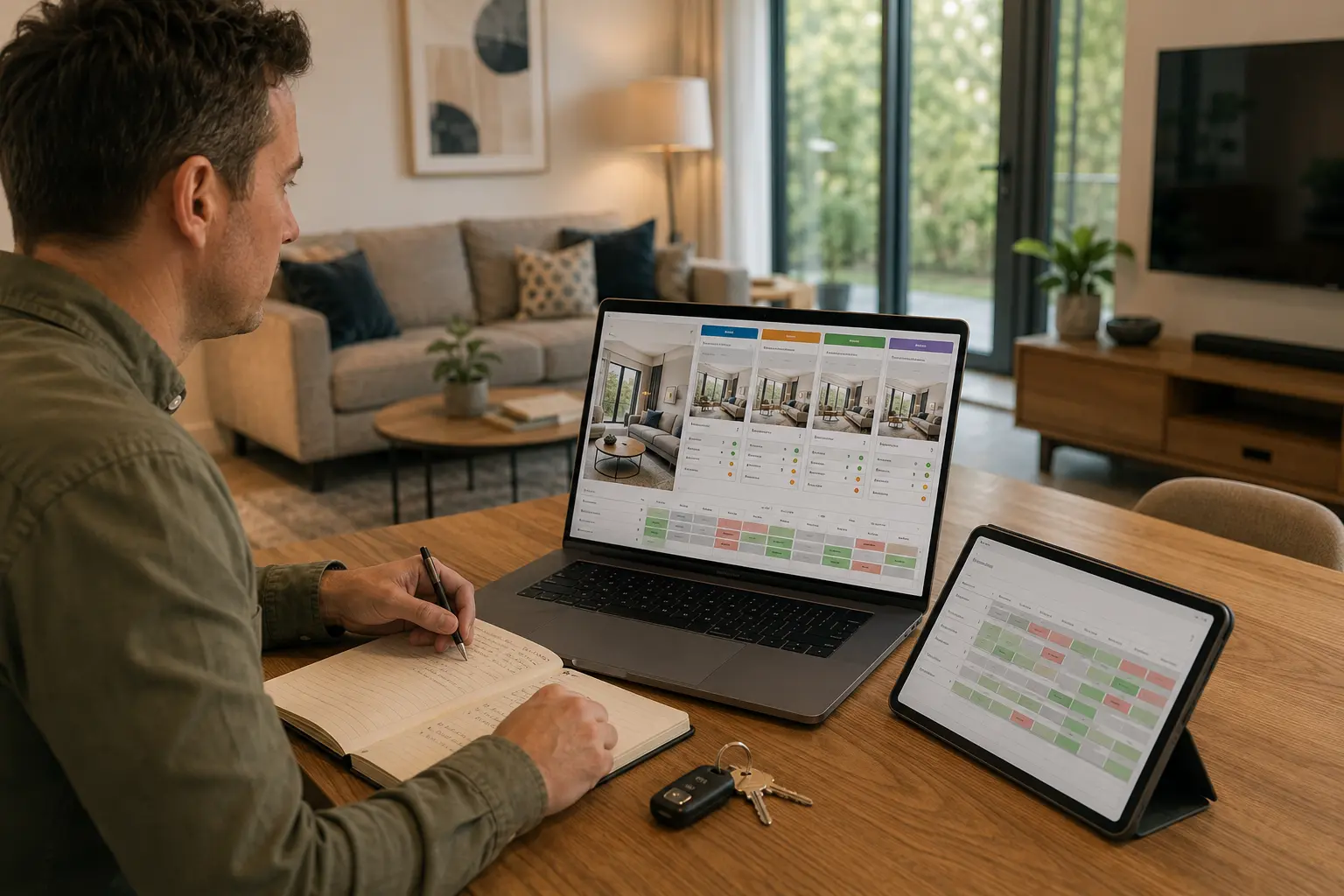 Managing a property's listings and availability across multiple booking channels.
