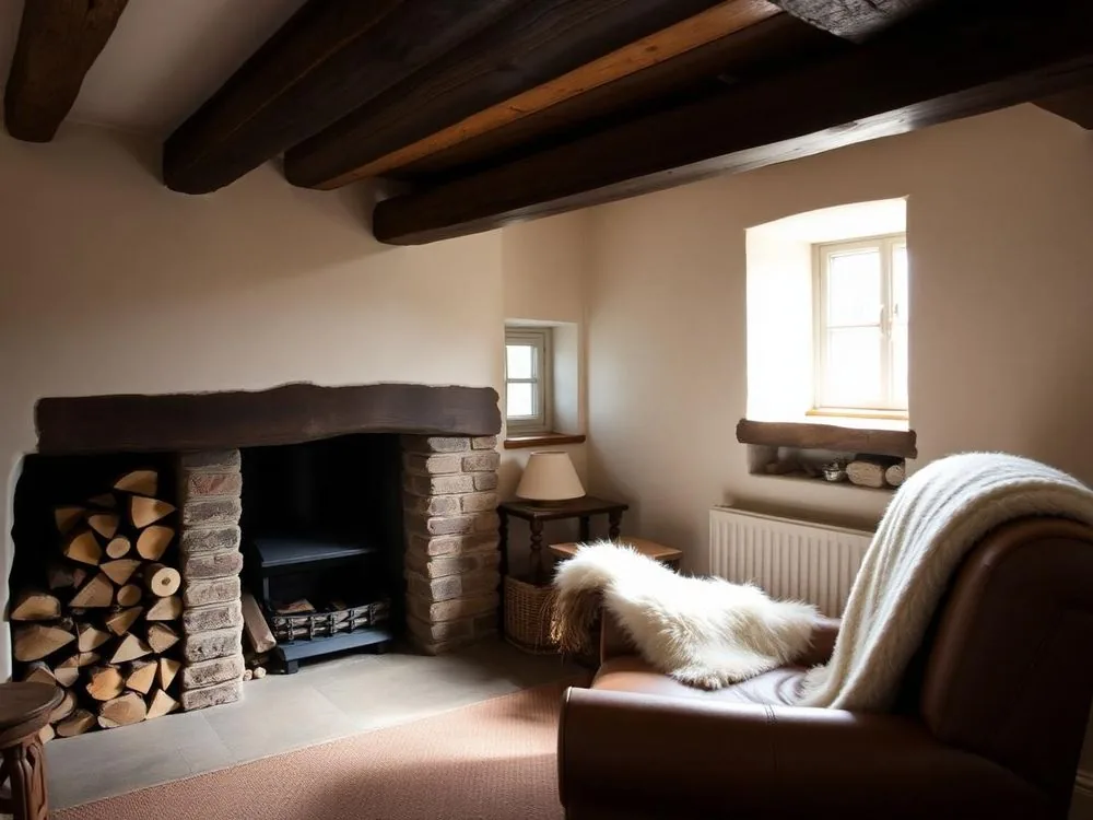 Country cottage interior