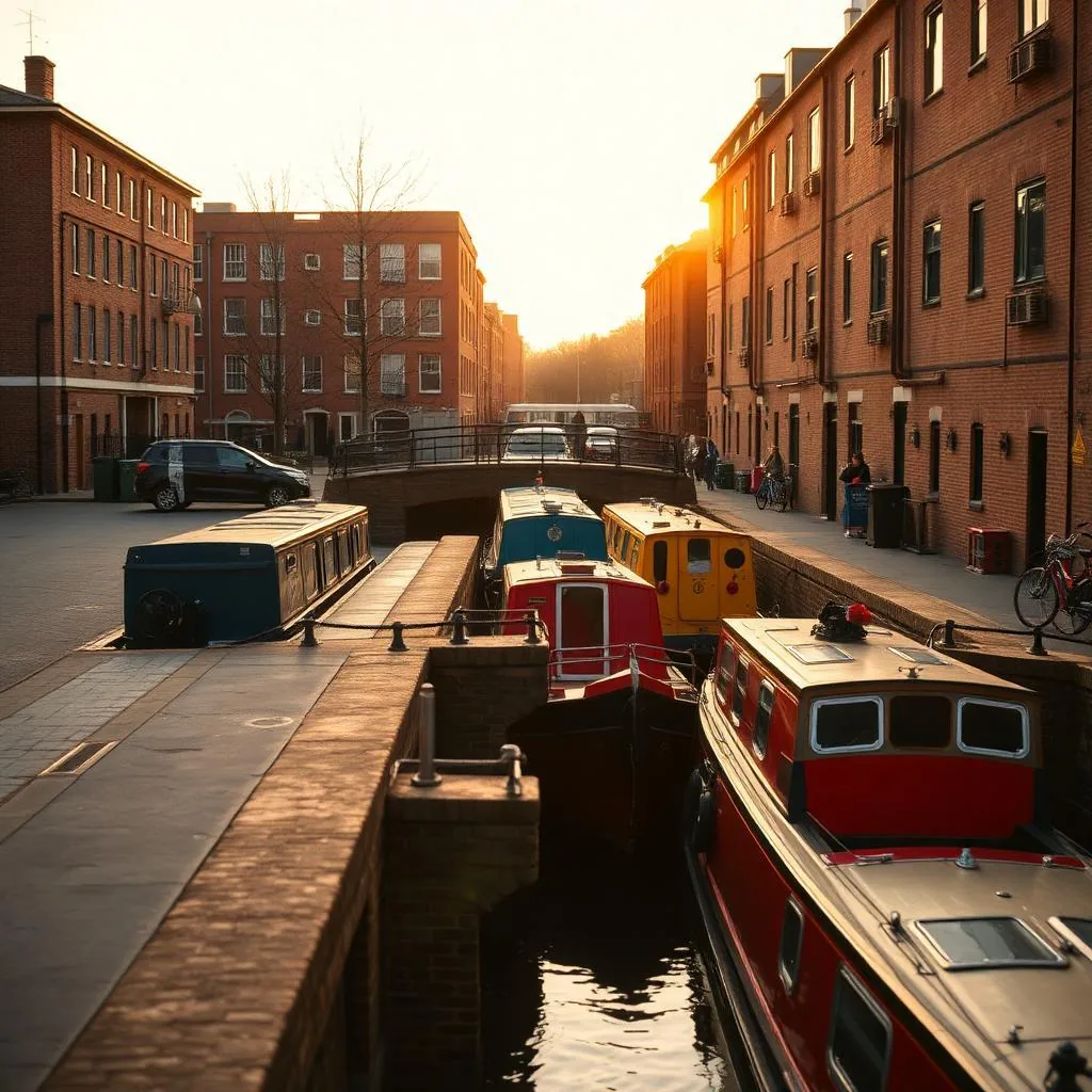 Atmospheric view of Camden in north London (NW1), the area Hostahome manages short-lets across.