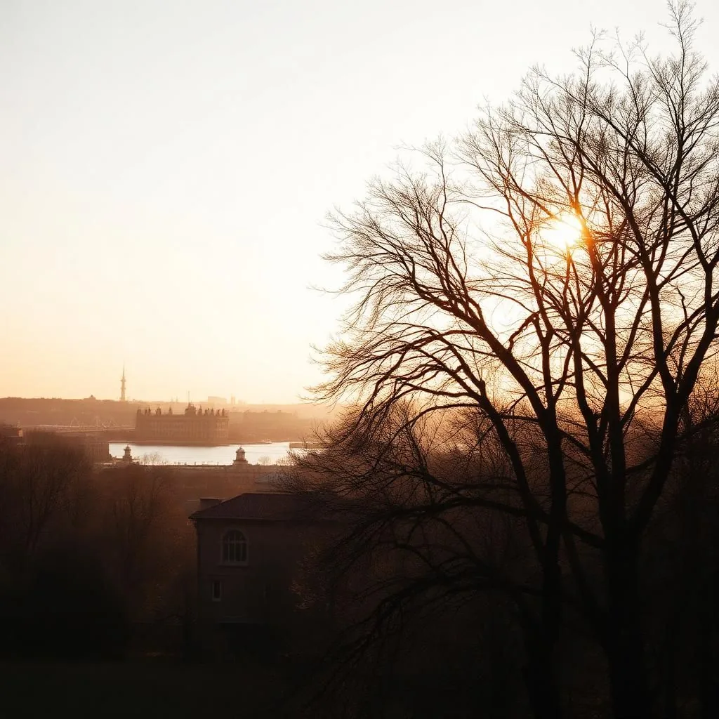 Atmospheric view of Greenwich in south-east London (SE10), the area Hostahome manages short-lets across.