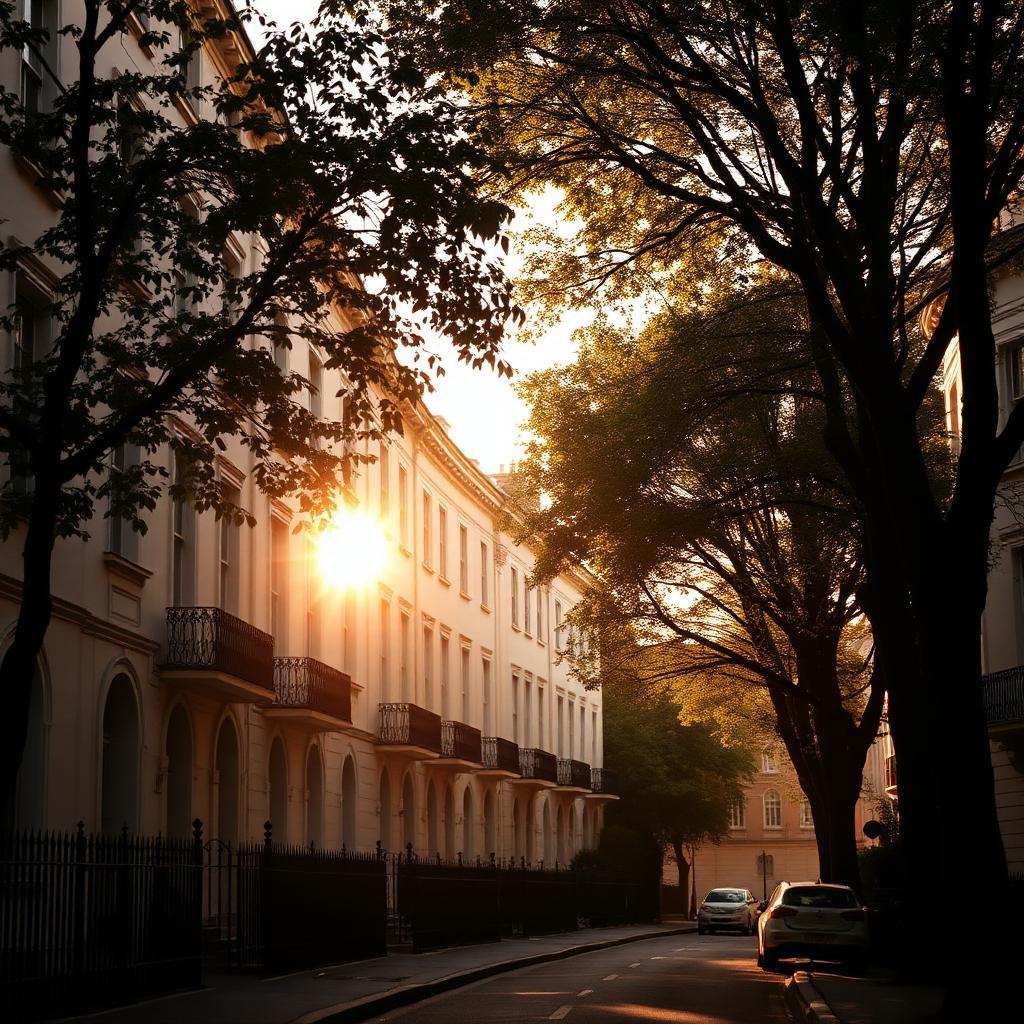 Atmospheric view of Kensington in central London (W8), the area Hostahome manages short-lets across.